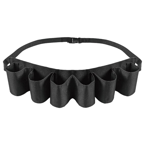 1 Pcs Beer Belt Holder, Beer Belt Holder Beer Soda Can Waist Holder, Drinking Waist Pack Bag, 6 Cans Adjustable Black Drinking Accessories for Parties Outdoor Camping Hiking Picnic Barbeque