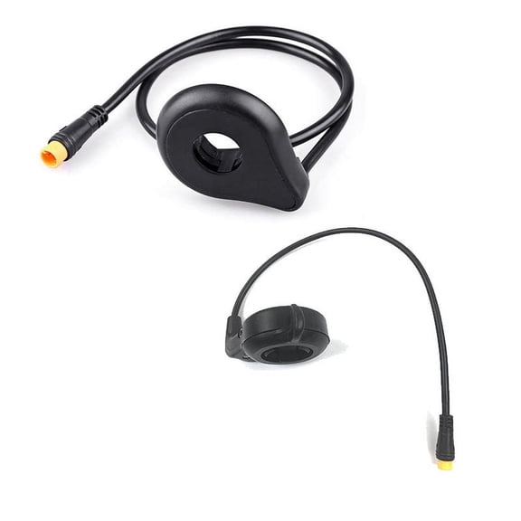 1 Pcs Bike Power Pedal Assist Sensor & 1 Pcs E-Bike Finger Thumb Throttle FT-21X Ebike Accelerator