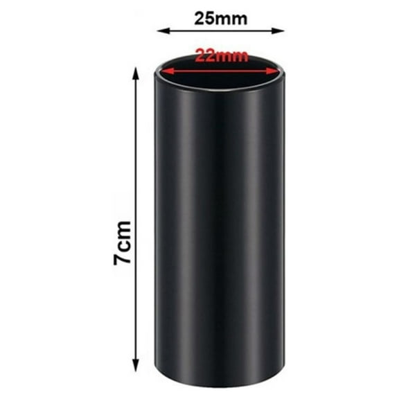 1 Pcs Black Guitar Slide, 70MM High Guitar Slide Bar Finger Slides Metal String Instruments Accessories, Guitar Accessories