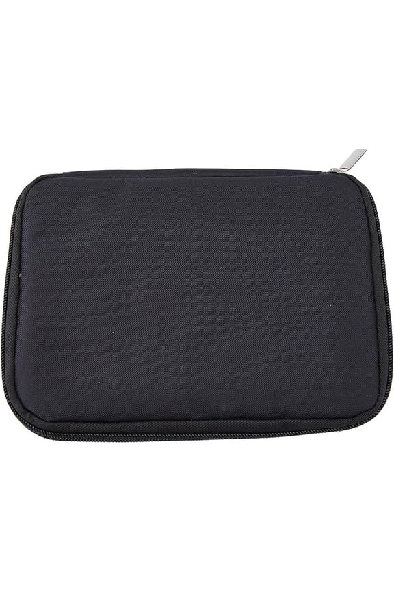 1 Pcs Black Nylon Watch Strap Carrying Case Rectangular Watch Band Organizer Portable Watch Storage Bag Smart Watch Strap Storage Bag for Lots of Straps and Other Accessories Black