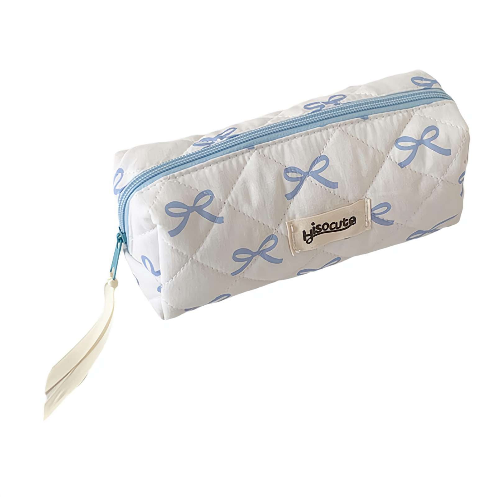 1 Pcs Bow Pencil Case Dual Use Makeup Stationery Storage Bag Pouch 1 Pcs Bow Pencil Case Dual Use Makeup Stationery Storage Bag Pouch