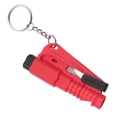 thumbnail image 1 of 1 Pcs Car Window Breaker Tool Keychain,3 in 1 Glass Breaker and Seatbelt Cutter & Survival Whistle, Emergency Keychain Car Escape Tool Applicable to All Cars, Car Accessories(Red), 1 of 6