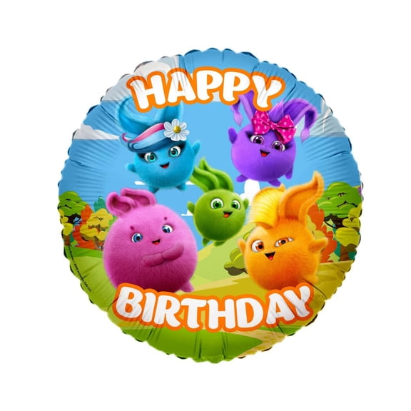 1 Pcs Cartoon Sunny Bunnies Foil Balloon
