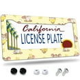 thumbnail image 1 of 1 Pcs Cartoon animal pattern label template License Plate Frame,License Plate Cover for Car Decorative Parts,Aluminum License Plate Bracket Holder Rust-Proof for US Standard Car, 1 of 8