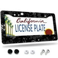 thumbnail image 1 of 1 Pcs Celestial Pattern Frame License Plate Frame,License Plate Cover for Car Decorative Parts,Aluminum License Plate Bracket Holder Rust-Proof for US Standard Car, 1 of 8