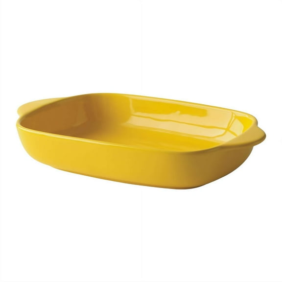 1 Pcs Ceramic Baking Dish Rectangular Bakeware Baking Pan with Double Handles, Baking Pans for Cooking and Cake Dinner