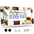 thumbnail image 1 of 1 Pcs Cherries License Plate Frame, License Plate Cover for Car Decorative Parts, Aluminum License Plate Bracket Holder Rust-Proof Weather-Proof for US Standard Car, 1 of 9