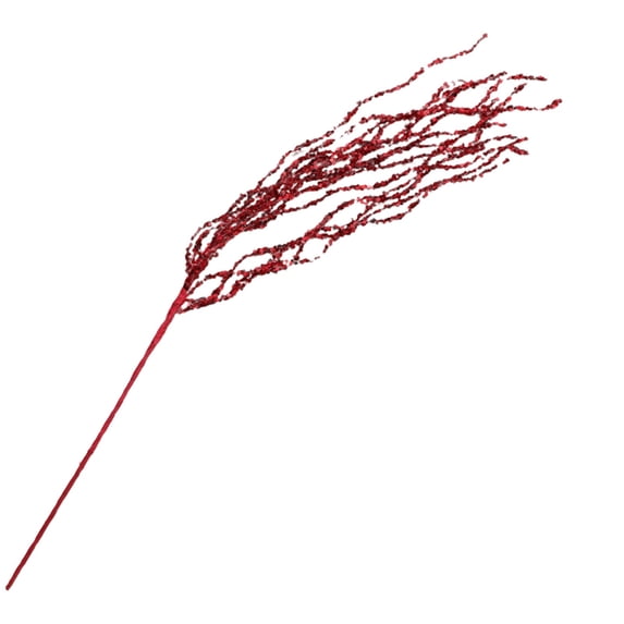1 Pcs Christmas Tree Picks Decor,Artificial Glitter Sequins Spray Picks,Fake Picks Ornaments Branches,Christmas Glitter Sticks Branches for Xmas Tree Wreath Crafts Vase Filler Home Decor