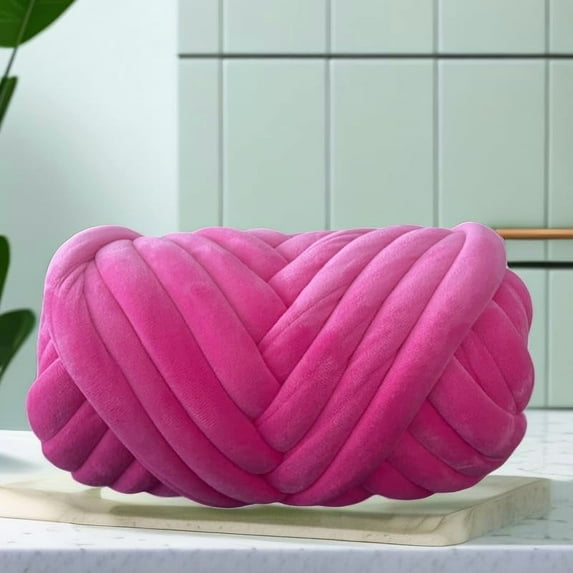 1 Pcs Chunky Cotton Yarn for Arm Knitting Crochet Super Saver Jumbo Giant Bulky Premier Yarn for Making Pets House Blanket