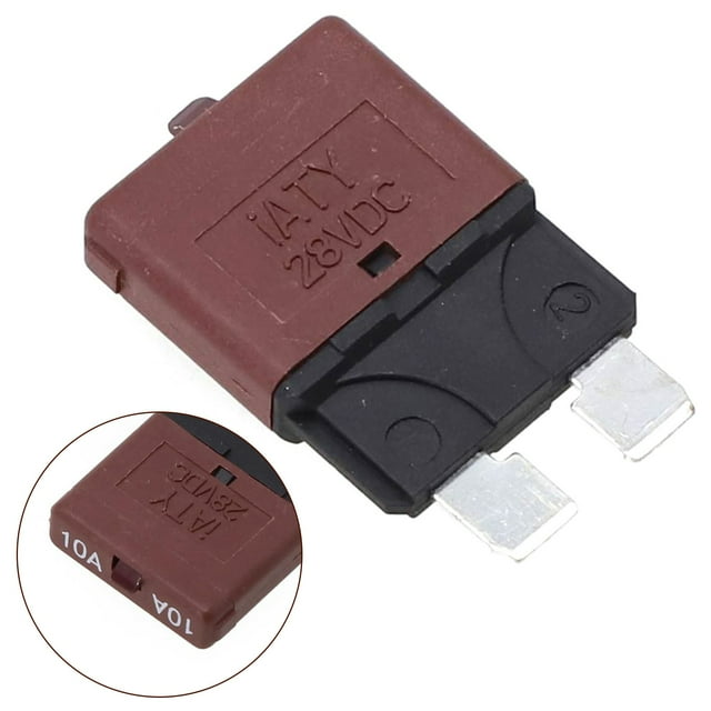 1 Pcs Circuit Breaker Blade Fuse 12V 24V Resettable 5-30A Marine ...
