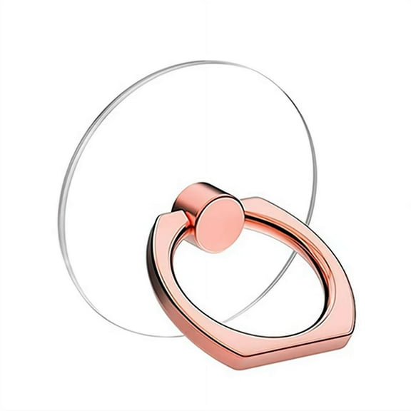 1 Pcs Clear 360° Rotating Phone Ring Holder Stand, Transparent Finger Grip Kickstand for iPhones or Phone Case