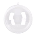 thumbnail image 1 of 1 Pcs Clear Plastic Fillable Ornaments Ball, Sphere Acrylic Dome Balls, Clear Ball Ornament Big for Ornament Favor Crafts Crafting Kit Molding Arts Giant Mold Shells, 1 of 9