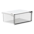 thumbnail image 1 of 1 Pcs Clear Stackable Storage Drawer, Transparent Undertable Storage Box, Self-Adhesive Under Table Drawer For Home Office, 1 of 9