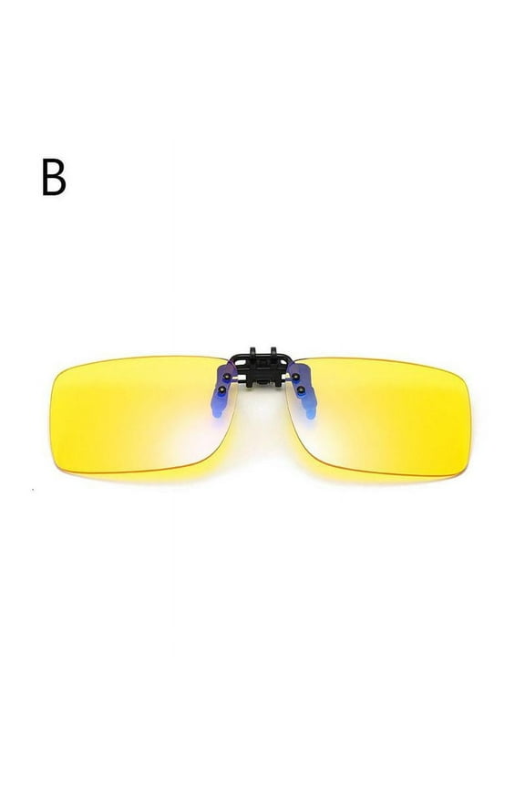 1 Pcs Clip On Blue Light Filter Blocking Glasses Office Anti Ray Blue F7C FAST J8X1