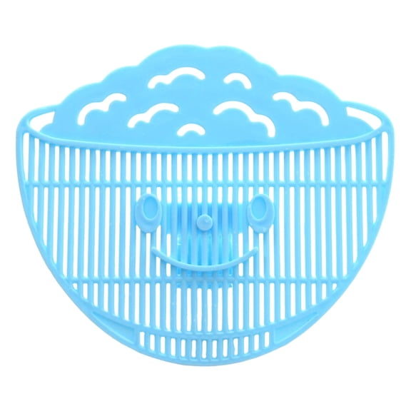 1 Pcs Clip on Strainer,Rice Strainer,Plastic Pan Pot Strainer,Plastic Bowl-Shaped Pasta Colander for Pots & Bowls,Strainer for Vegetables,Camping & Kitchen Use,Kitchen Gadgets,(Blue,5.12x4.33 in)