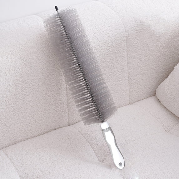 1 Pcs Cobweb Duster Bendable Fan Duster Plastic Dust Cleaner Microfiber Head Washable Ceiling Brush Reusable Dirt Remover for Stand Fan Air Conditioning Home Car Vents Curtain Box Fan Shutters