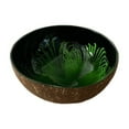 thumbnail image 1 of 1 Pcs Coconut Bowls, Natural Coconut Bowl, Coffee Table For Snacks Dishes Rice Fruits Dry Snack Storage Shell Bowls, Yogurt Smoothie Nuts Dessert Container, 1 of 3