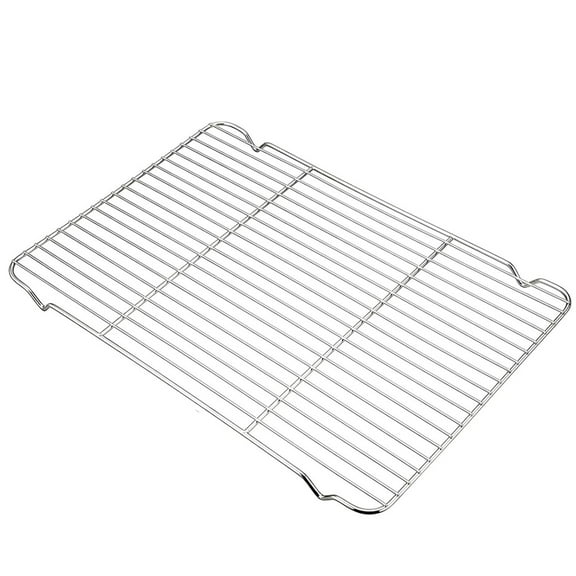 1 Pcs Cooling Baking Rack,Heavy Duty Wire Grate Oven Roasting Rack, Stainless Steel Cooling Racks for Cooking Baking Roasting Grilling Drying, Dense Wires & Smooth Edge, Easy to Clean