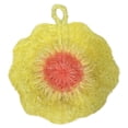 thumbnail image 1 of 1 Pcs Cute Flower Dish Scrubber, Sink Cleaning Puff, Kitchen Sponge Net Crochet Scouring Pads Non-Scratch Dish Sponges for Dishwashing Cookware, Tubs, Sinks 4.7", 1 of 4