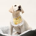 thumbnail image 1 of 1 Pcs Cute Pet Bibs for Cats Dogs Bichon Teddy Golden Retriever, 1 of 4
