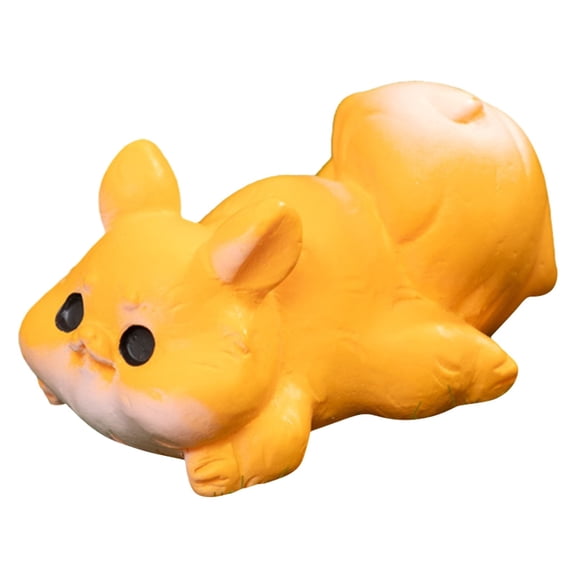 1 Pcs Cute Squirrel Figurine, Miniature Scenery: Adorable Squirrel Figurine Cute Animal DIY Accessories Desktop Resin Ornament