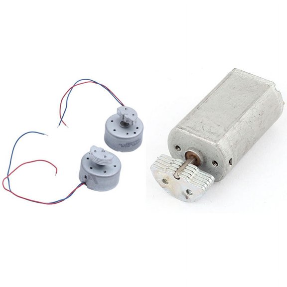 1 Pcs DC 1.5-6V 22400RPM Solder Mini Vibration Compatible Vibrating Motor Massager & 2Pcs Mini Vibration Motor 3500RPM