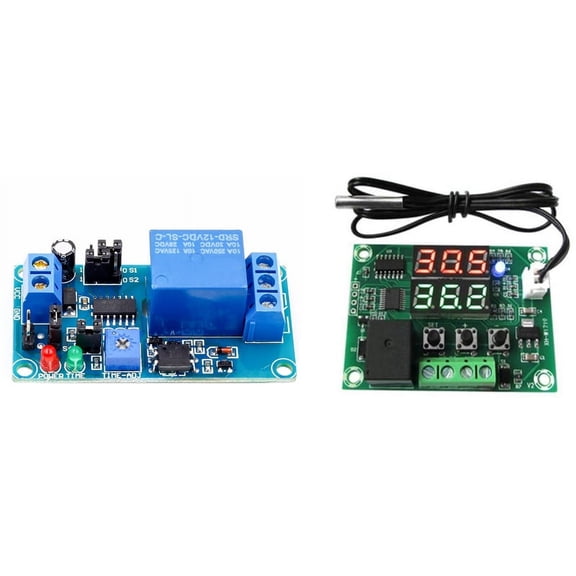 1 Pcs DC12V XH-W1219 Sensor Switch Regulator Sensor Module & 1 Pcs 12V DC Delay Relay Switch Module with Timer,1 * Sensor Module 1 * Delay Relay,