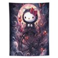 1 Pcs Dark FantasyStyle Hello Kitty Tapestry 60"x80" Wall Hanging