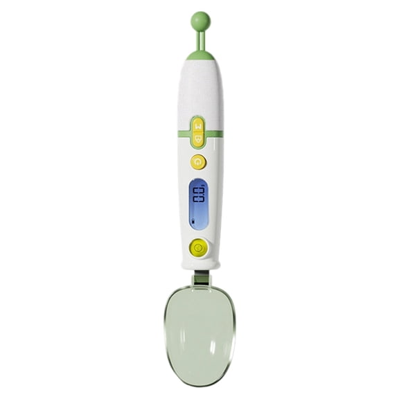 1 Pcs Digital Spoon Scale,Electronic Measuring Spoon Scale,Digital Measuring Spoon,9.25 Inch Plastic Digital Measuring Spoon Scale For Coffee Power,Tea,Flour,Meals,Pet Food Measuring Spoons,Green