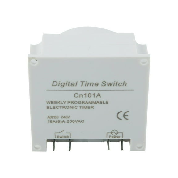 1 Pcs Digital Timers DC/AC 12V 16A LCD Display Programmable Timer Switch Widely Used To Control Lamps, Water Heaters, Sprayers