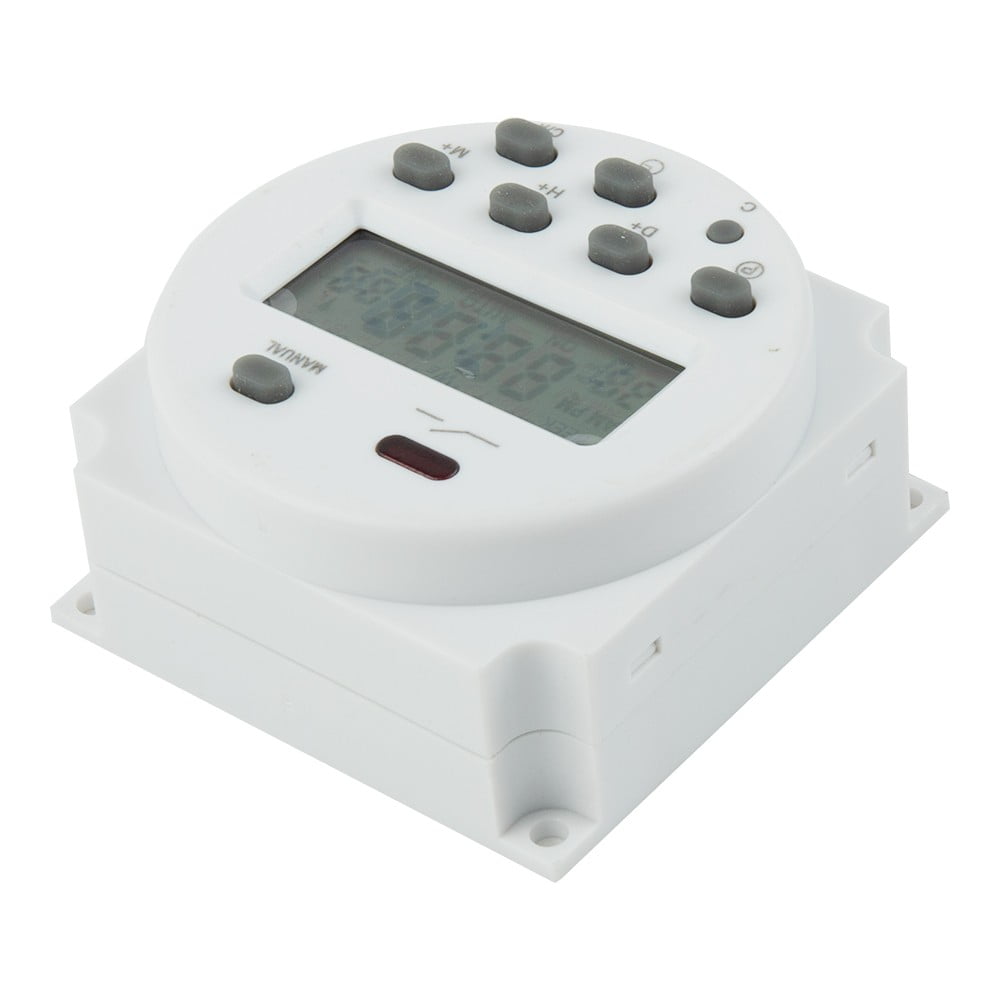 1 Pcs Digital Timers DC/AC 12V 16A LCD Display Programmable Timer ...