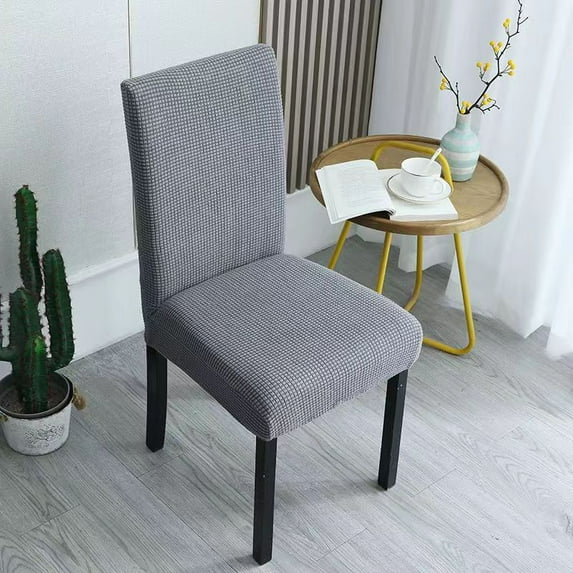 1 Pcs Dining Room Chair Covers, Spandex Removable Kitchen Chair Covers Strable Case Chair Slipcover Chair Seat Covers Elastic Chair Cover Strech for Dining Room, Hotel, Ceremony