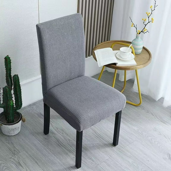 1 Pcs Dining Room Chair Covers, Spandex Removable Kitchen Chair Covers Strable Case Chair Slipcover Chair Seat Covers Elastic Chair Cover Strech for Dining Room, Hotel, Ceremony