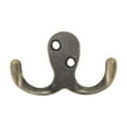 thumbnail image 1 of 1 Pcs Double Clothes Hook, Heavy Duty Double Prong Coat Hook, Retro Double Hooks Utility Hooks for Coat, Scarf, Bag, Towel, Key, Cap, Cup, Hat, 1 of 4