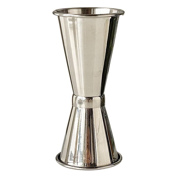 1 Pcs Double Jiggers,Stainless Steel Jiggers for Bartending,Double Measuring Cups,Measuring Tools for Bartender Bartending,Heavy-Duty Metal Measuring Cups,Bar Accessories for Home Bars,(C,3.8 in)