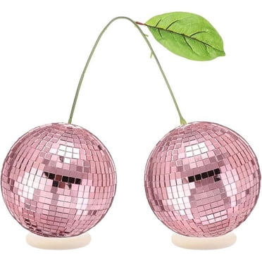 6" Gold Mirror Disco Balls 4-Pack - 80s Party Decor With Hanging Rings For DJ Events & Clubs