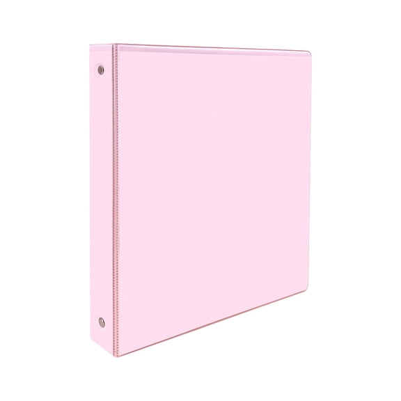 1 Pcs Durable 3 Ring Binder, Clear 1'' View Presentation Binders with 2 Pockets, Fits 8.5 x 11 Letter Size, Durable Polypropylene, Non-Stick & PVC-Free for Work & Home