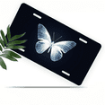 thumbnail image 1 of 1 Pcs Durable License Plate Covers & Frames, Butterfly For Decorative Front, Waterproof For Decoration Aluminum License Plate Covers & Frames Cover For Men Women, 12" X 6", 1 of 6