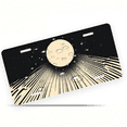 thumbnail image 1 of 1 Pcs Durable License Plate Covers & Frames, Cosmic Light Rays For Decorative Front, Waterproof For Decoration Aluminum License Plate Covers & Frames Cover For Men Women, 12" X 6", 1 of 6