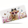 thumbnail image 1 of 1 Pcs Durable License Plate Covers & Frames, Cow with Heart For Decorative Front, Waterproof For Decoration Aluminum License Plate Covers & Frames Cover For Men Women, 12" X 6", 1 of 6