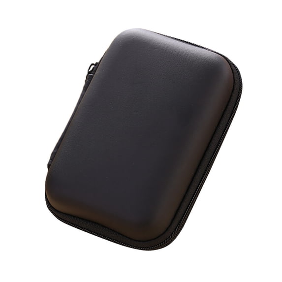 1 Pcs Earphone Case, Mini-Portable Hard Shell Earbuds Case, Portable EVA Carrying Case, Travel Storage Bag for Earphones Earplugs USB Cable, Charger, Earphones, Memory Cards 3x3x1"