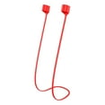 thumbnail image 1 of 1 Pcs Earplug Lanyard,Silicone Sports Lanyard,Silicone Anti-Lost Safety Lanyard for Most Earplugs, Flexible Sports Neck Rope Connector Strap for Running,Work,Activities(Red), 1 of 9