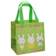 thumbnail image 1 of 1 Pcs Easter Bags with Handles, Happy Easter Gift Bags Easter Basket, Cute Bunny Easter Eggs Hunt Party Treat Bag for Kids, Non-Woven Goodie Tote Bags for Party Easter Gifts, Eater Basket Stuffers, C, 1 of 6
