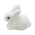 thumbnail image 1 of 1 Pcs Easter Egg Fillers Bunny Toys,Mini Easter Bunny Figurine for Easter Basket Stuffers,Mini Flocked Easter Bunny Ornaments,Foam Bunny Figurines for Party Decorations,(B,2.63x2.36 in), 1 of 7