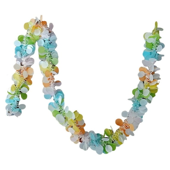 1 Pcs Easter Garland Decor,6.56 Ft Glitter Tinsel Spring Garland Decorations,Easter Tinsel Garlands,Colorful Spring Garland,Metallic Festooning for Easter Party Tree Hanging Decoration,(A,6.56 ft)