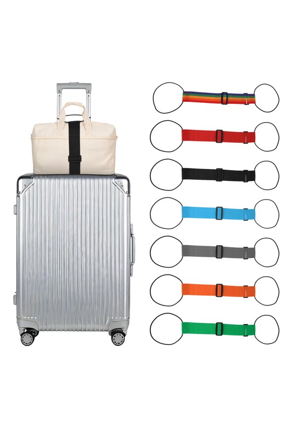 1 Pcs Elastic Small Strap Luggage Straps For outdoors Black Polyester