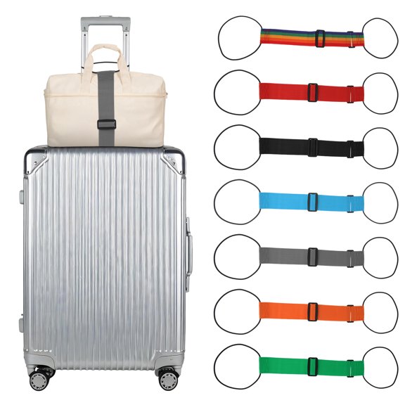 1 Pcs Elastic Small Strap Luggage Straps For outdoors Gray Polyester