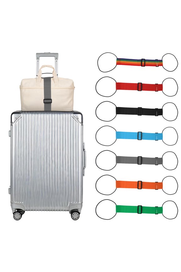 1 Pcs Elastic Small Strap Luggage Straps For outdoors Gray Polyester