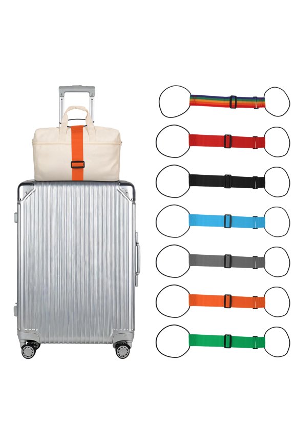 1 Pcs Elastic Small Strap Luggage Straps For outdoors Orange Polyester