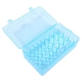 thumbnail image 1 of 1 Pcs Embroidery Thread Storage Box,42 Spools Tray Craft Spools Organizer Case Container,Empty Storage Case,Transparent Plastic Thread Storage Case,Portable Spools Organization Container,Blue, 1 of 8